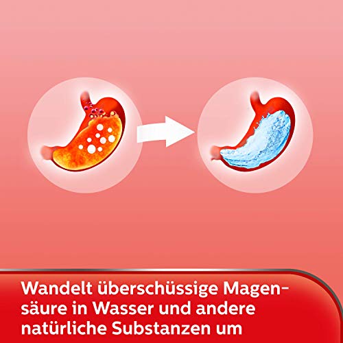 Rennie Pfefferminz gegen Sodbrennen und Magenbeschwerden, 60 Kautabletten