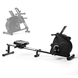 8-Level Magnetic Rowing Machine, Rowing Machines Foldable, Home Rowing Machine, Full-Body Workout Equipment, Vertical Storage, for Home Gym & Cardio Training