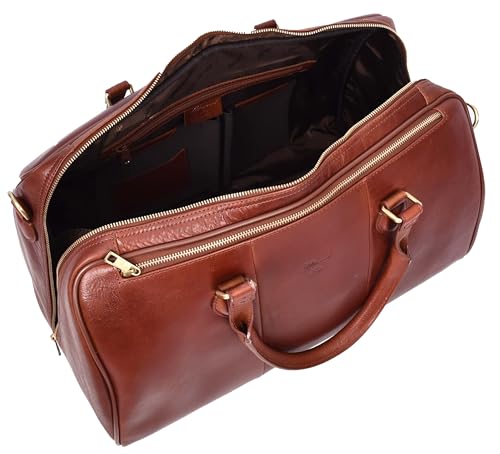 Sac de voyage cabine M Cornwall en cuir véritable pour éviter l'attente - 5
