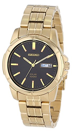 Seiko �Z�C�R�[ Men's SNE100 Solar Functional Watch �j���p �����Y �r���v �i���s�A���j