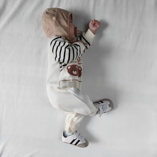Image of HsdsBebe Baby Boys Girls Pu Leather Hard Bottom Walking Sneakers Toddler Rubber Sole First Walkers Infant Cartoon Slippers Crib Shoes