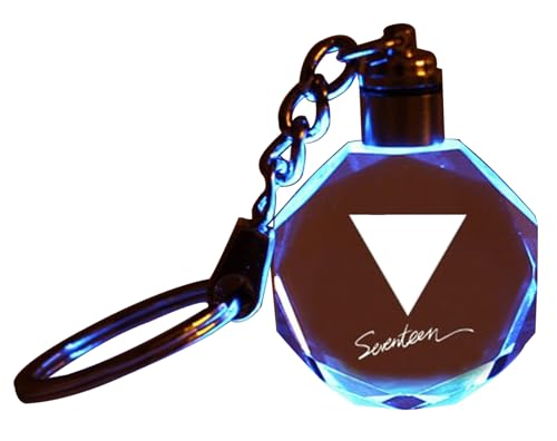 KPOP Key Chain, Crystal Key Ring Keychain Night Light Bag Pendant Decor
