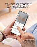 Eufy Pompe mammaire à l'usure E10, Pompe à sein électrique mains libres avec contrôle de l'application, rythmique intelligent personnalisé, aspiration de niveau hospitalier pour plus de lait, portable, fuite-proof & Ultra-Quiet
