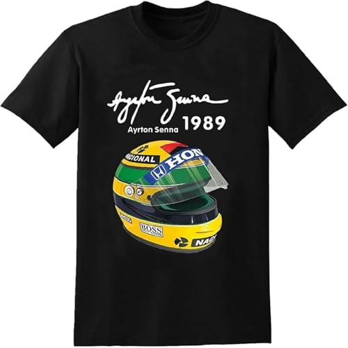 Dstarbbk Helmet Race 1989 Unisex T Shirt Mens Tops Casual Tees Black XL