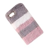 Hergestellt aus hochwertigem Plüsch, verfügt über eine feine Verarbeitung und gute Haltbarkeit, verleiht Ihrem Telefon einen neuen Look und bietet Ihnen ein angenehmes Gefühl.