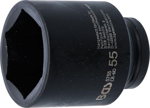 BGS 5755 | Impact Socket Hexagon, deep | 20 mm (3/4) Drive | 55 mm