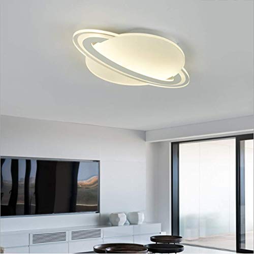 LED plafonnier moderne dimmable 60cm avec télécommande pour salon