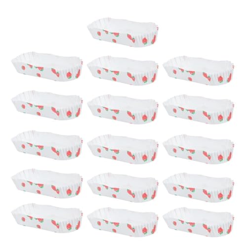 Bandejas desechables de papel para servir comida OUNONA que evitan manchas de grasa 2