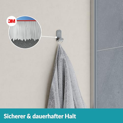 Klebehaken von Weissenstein für Handtücher ohne Bohren