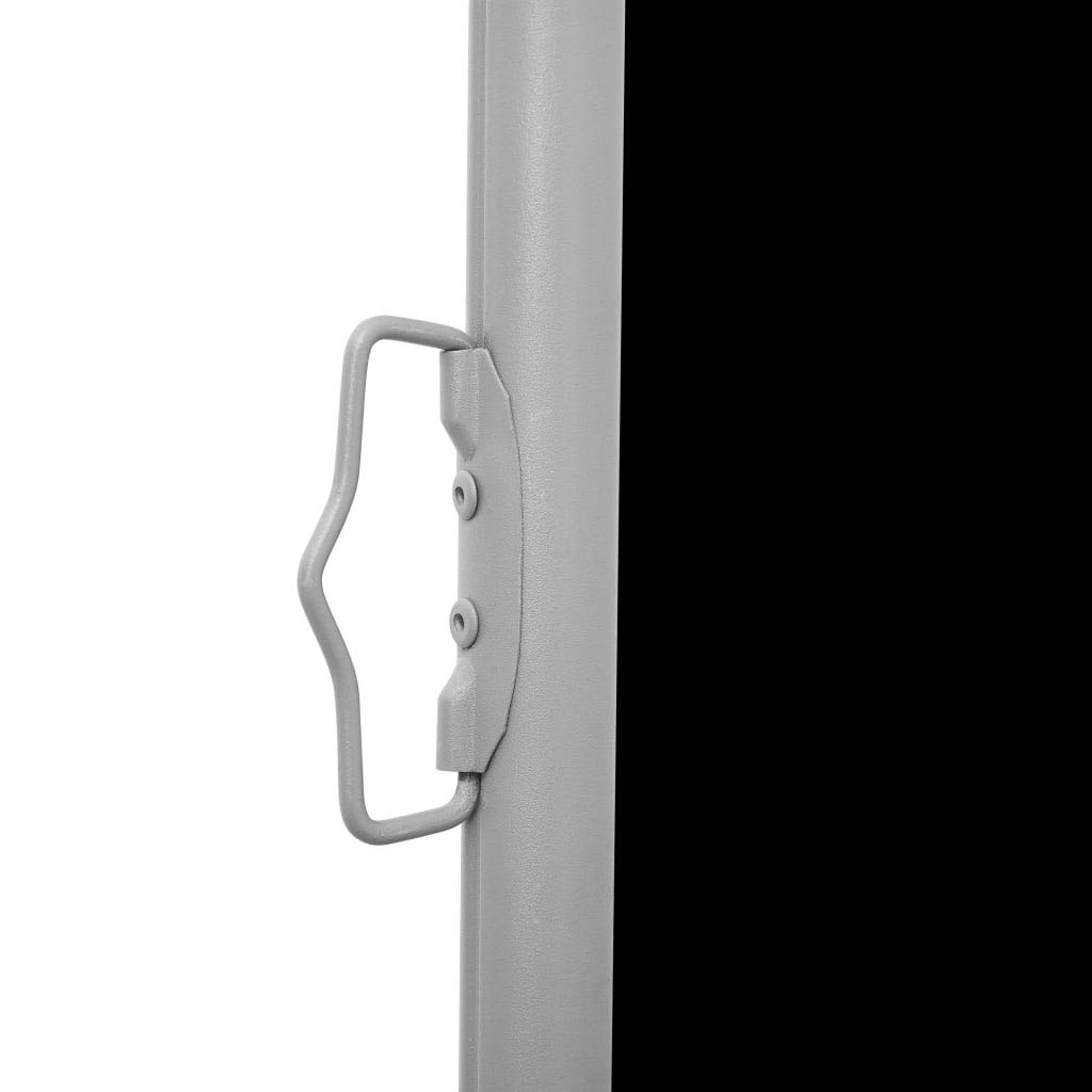 vidaXL Toldo Lateral retráctil Negro 100x1000 cm