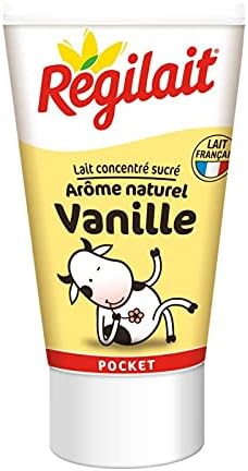 Régilait - Sweetened Condensed Milk Vanilla 60G - Lot of 4 - Price Per Lot - Fast Delivery