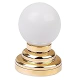 puppenhaus lampen selber machen Mit kugelf？rmigem Lampenschirm, vergoldetem Standfu？