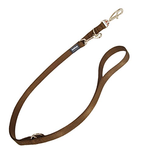 Red Dingo GmbH 9330725051836 Correa Perro Multiposición, M, Marrón