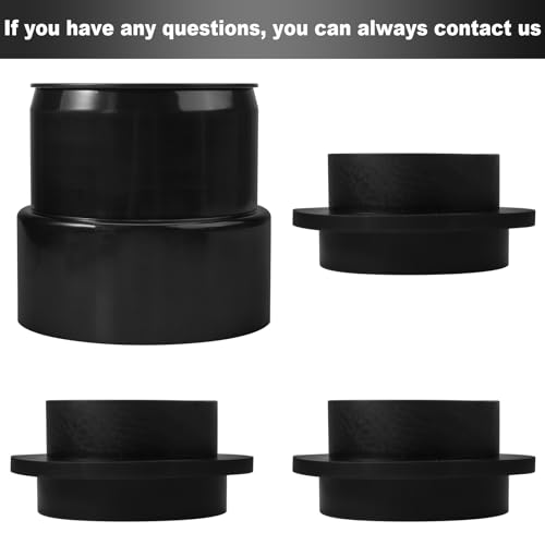 Image of RV Universal Holding Tank Installation Fittings Kit|Fresh Water Fittings Installation Kit,Compatible with RecPro and Multiple Models RV Holding Tank - Black