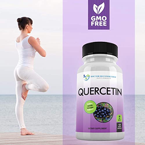 Doctor Recommended Supplements Quercetin 1000Mg Per Serving - 120 Veggie Capsules, Vitamin Supplement, 60 Day Supply, (Vegan And Non-Gmo) #TOP2