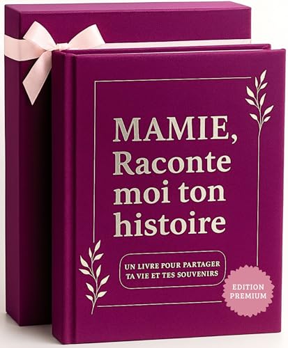 NALKEEZ Livre Mamie raconte‑moi ton histoire – Cadeau Mamie Carnet