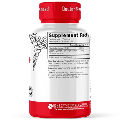 Nature's Fusions Dihydroberberine with Ceylon Cinnamon