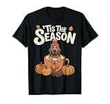 Tis The Season Bloodhound Fall Coffee Autumn Pumpkin Spice T-Shirt