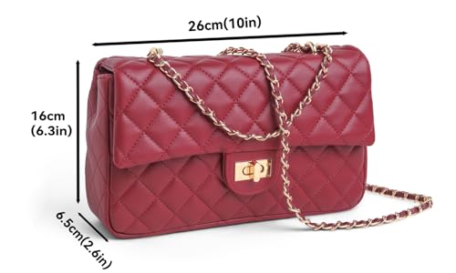 Image of FEVERSOLE Crossbody Bag Vegan Leather Women Retro Small Saddle Satchel Shoulder Bag Tote With Long Adjustable Strap