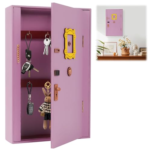 Bild: Ruaizel Friends Monica's Key Hooks, Schl�sselhalter Friends mit 6 Haken, TV-Show Schl�sselanh�nger Wand f�r Eingang, Badezimmer, Wohnzimmer und B�ro (Lila B) f�r 19,99 EUR bei amazon.de
