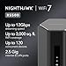 NETGEAR Nighthawk Tri-Band WiFi 7 Router (RS500) – Router Only, BE12000 Wireless Speed (up to 12 Gbps) - Covers up to 3,000 sq. ft., 120 Devices – 2.5 Gig Internet Port - Free Expert Help