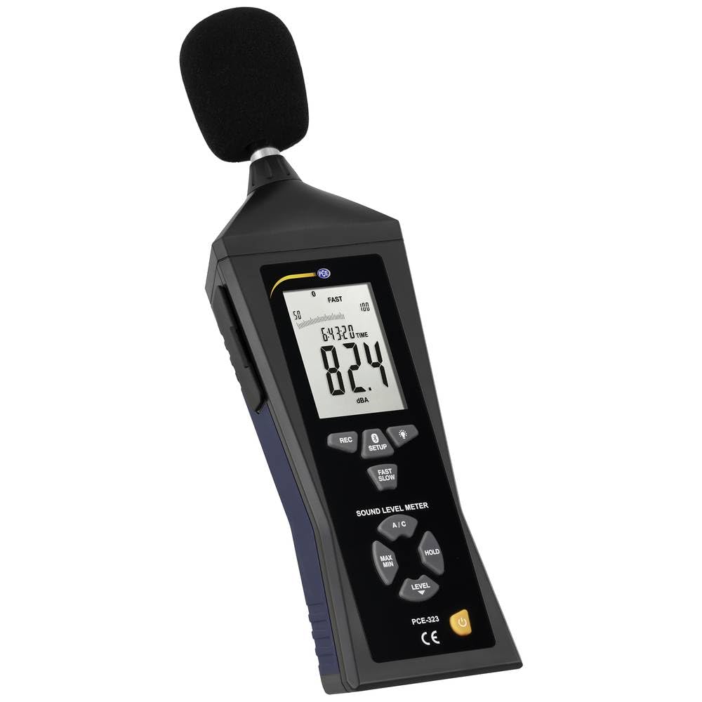 PCE Instruments Schallpegel-Messgerät Datenlogger PCE-323 30-130 dB 30 Hz - 8 kHz USB, Bluetooth®