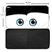 Gven- The Original Patented Car Eyes Windshield Sun Shade 2025 Windshield Cover Automotive Interior Sun Protection Front Windshield Sun Visor Protector Blocks UV Rays Keep Your Vehicle Cool (Black, S)