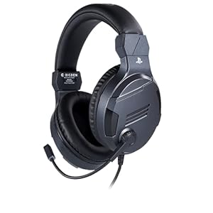 Sony Official Licensed Stereo Headset- Black (PS4, PC, Smartphones and Tablets)