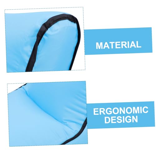 Fauteuil gonflable extérieur bleu pour relaxer durant vos activités