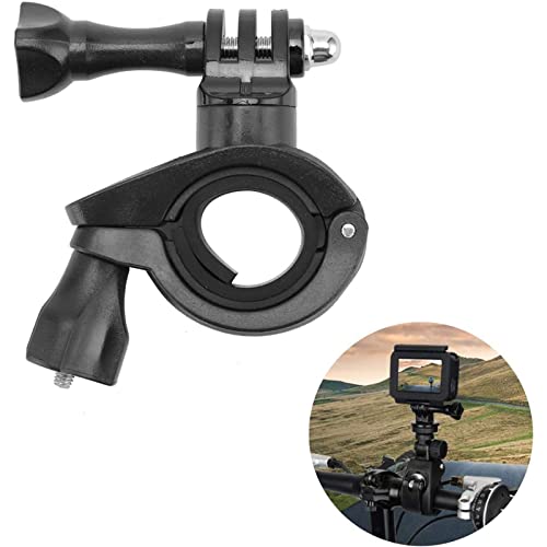 Motorrad-Lenker-Halterung,drehbare Fahrrad Handyhalterung In Sich geschlossen verschraubbar 360 Drehung Zubehör Action-Kameras für gopro Hero Stand Motorrad Fahrrad fahrradständer(Schwarz)