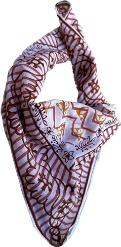 Stylish Bohemian Cotton Bandanas - Perfect for the Boho Fashionista 100% Cotton Bandanas, Bohemian Style Cotton Neck Scarf, Boho Soft Cotton Bandana, Cotton Neckerchief, Cotton Square Scarf gift handk