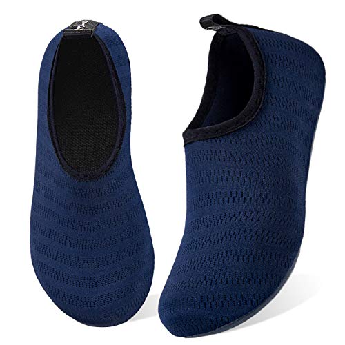 Image of WateLves Water Shoes for Womens Mens Barefoot Quick-Dry Aqua Socks for Beach Swim Surf Yoga Exercise New Translucent Color Soles