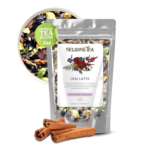 Té Chai Negro suelto con especias 2 oz miniatura 1