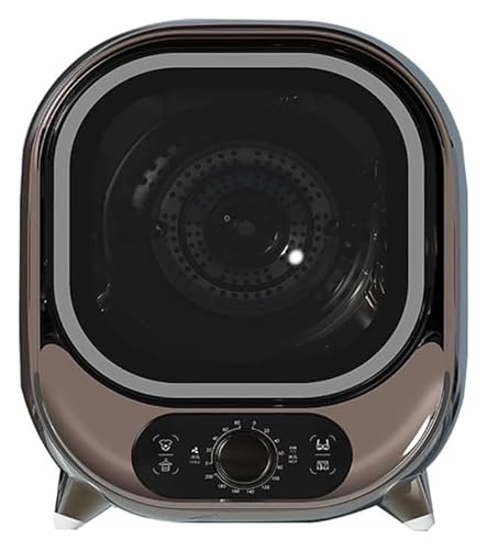 Mini secadora de ropa eléctrica, 0,8kg de capacidad, la carga frontal portátil secadora de ropa compacta Tumble con bañera de acero inoxidable, 450W secadora de ropa eléctrica Tumble para el apartamen