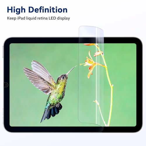Image of IPROKKO 2 Pack Anti Blue Light Screen Protector Compatible with iPad Mini 7 /6 Gen 8.3 Inch (A17 Pro / A15, Release In 2024 /2021), Matte Anti Glare Blue Light Filter Eye Protection Cover Bubble Free Easy-Install
