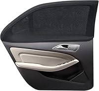 WIN.MAX Sonnenschutz Auto,Sonnenschutz Auto Baby mit Zertifiziertem UV Schutz,Universal Sonnenblende Auto Netz,für Seitenfenster Meshmaterial Schützt Mitfahrer, Kinder & Haustiere, 2 Stück (L)