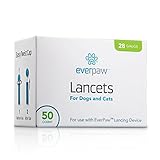 EverPaw Diabetes Blood Glucose Lancets, 28 Gauge for Pet Testing in Dogs and Cats (50)