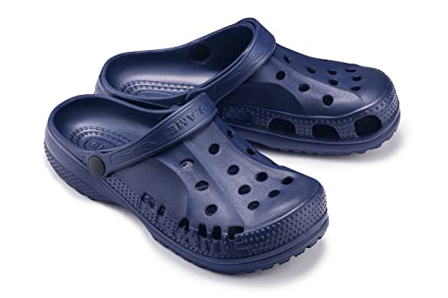 ESTRO Gartenclogs Herren Gartenschuhe Damen - Gartenclogs Damen Unisex Leicht Gummischuhe Sommer Garten Clogs Herren A78 (43, Dunkelblau)