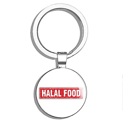 PRS Vinyl Halal Food Grunge Stamp Double Sided Stainless Steel