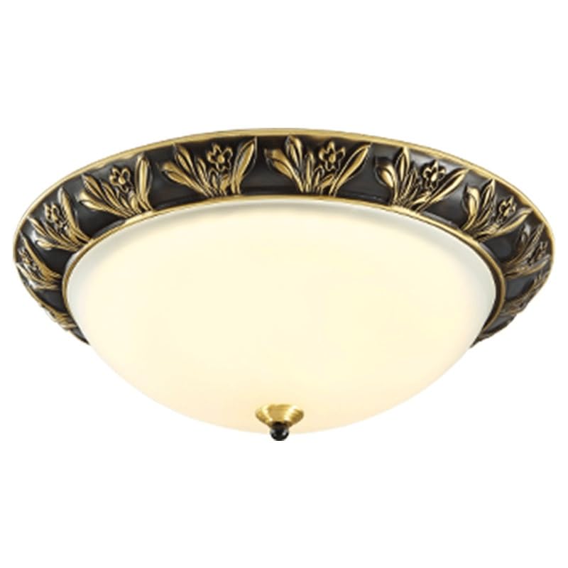Plafonnier en verre pour chambre et couloir créant un intérieur cosy
