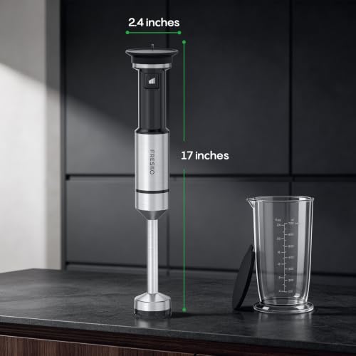 FRESKO Variable Speed Trigger lmmersion Blender Handheld with 24oz Beaker - image 8
