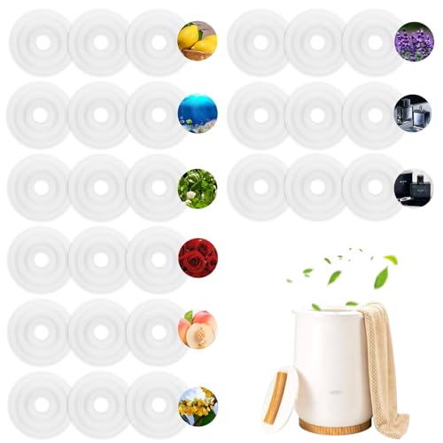 sbeovri 9 Flavors 27 Pcs Replacement Fragrance Disc for Towel