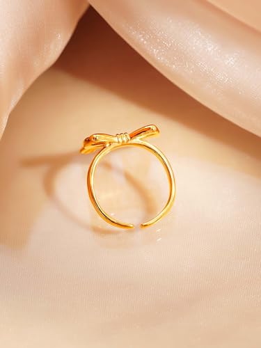 Image of 18K Gold Plated Statement Ring for Women | Stylish Classy Rings | Waterproof and Anti Tarnish Jewellery | Rakhi Gift for Sister | Gifts for Women | 1 Year Warranty*
