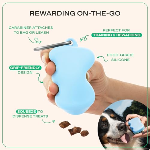 image for Springer Dog Treat Pouch for Effort-Free Squeeze Dispensing - Easy-Fil