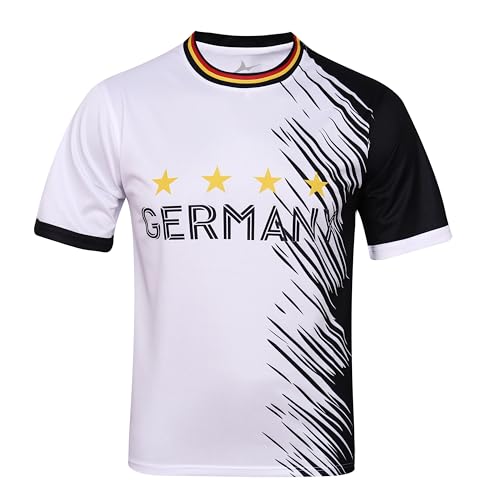 MC-Trend Herren Deutschland Trikot weiß Germany Nationalmannschaft Schwarz...