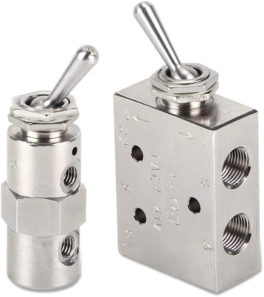 Air Pneumatic Mechanical Valve Toggle Button Switch TAC2-41V 31V 41P 31P 41PP TAC-4V 4P 3P 3V TV-3S (Color : TAC-4P)