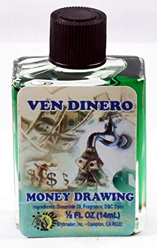 12 Piece Money Drawing Spiritual Anointing Oil Ven Dinero Aceite 1/2 FL OZ 14.7ML