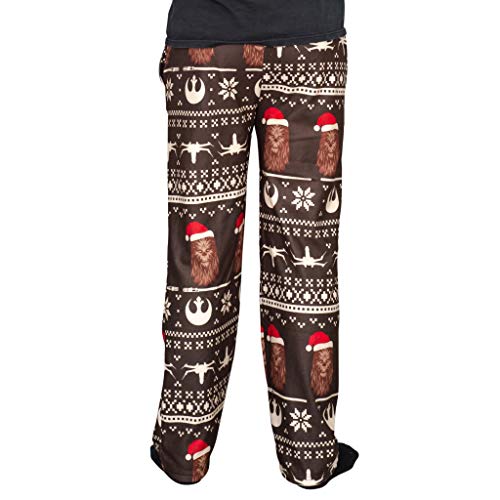Star Wars Chewbacca Christmas Brown Lounge Pants4