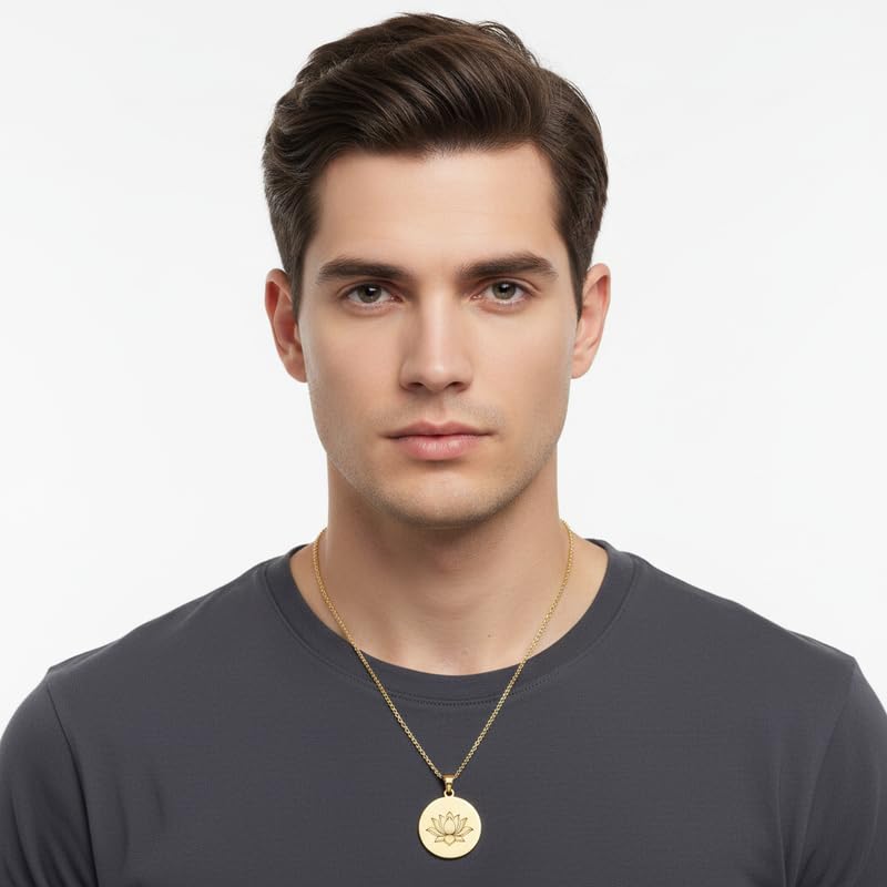Collier lotus argent plaqué or, le cadeau idéal chargé de sens