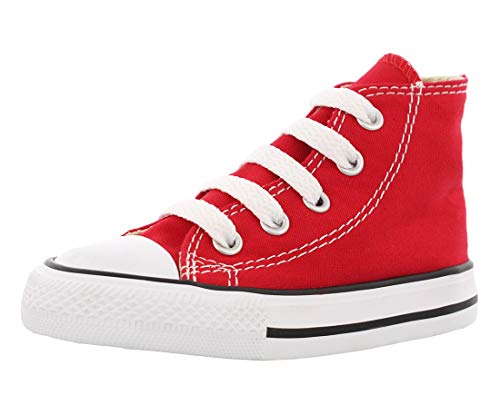 Converse All Star CT Infants Baby Toddlers Canvas Red/White 7j232 (9 M US)